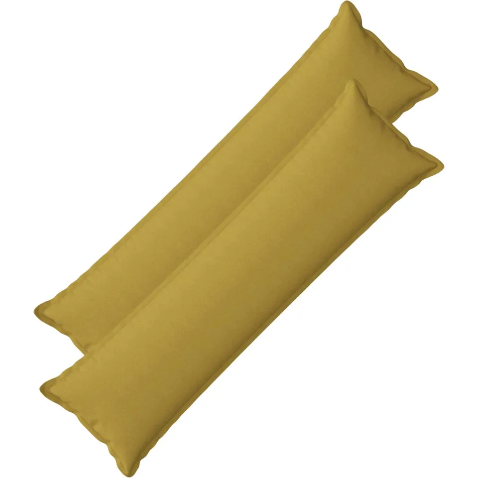 vidaXL Kussensloop 2 st HOUTEN Lichtgroen 40 x 145 cm Faux Linnen groen, foto 3