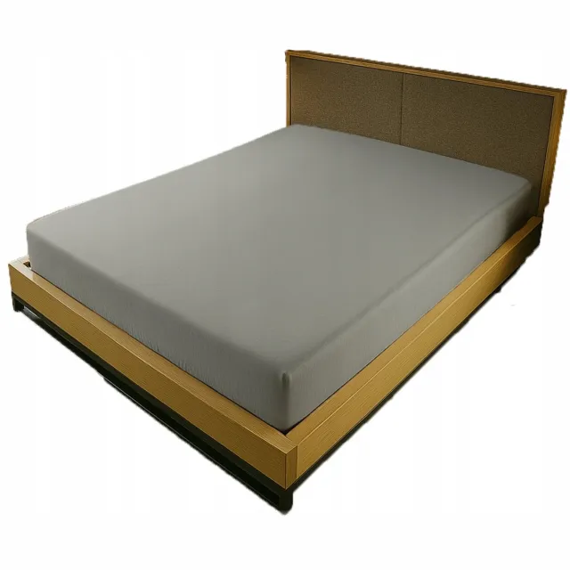 Kam-Pol Jersey Hoeslaken met Elastiek 90x160 cm Lichtgrijs