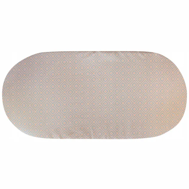 Motherhood p. z o.o. Hoeslaken met Elastiek 35x75cm voor Kinderwagenbak/Wiegje - Roze Ruiten