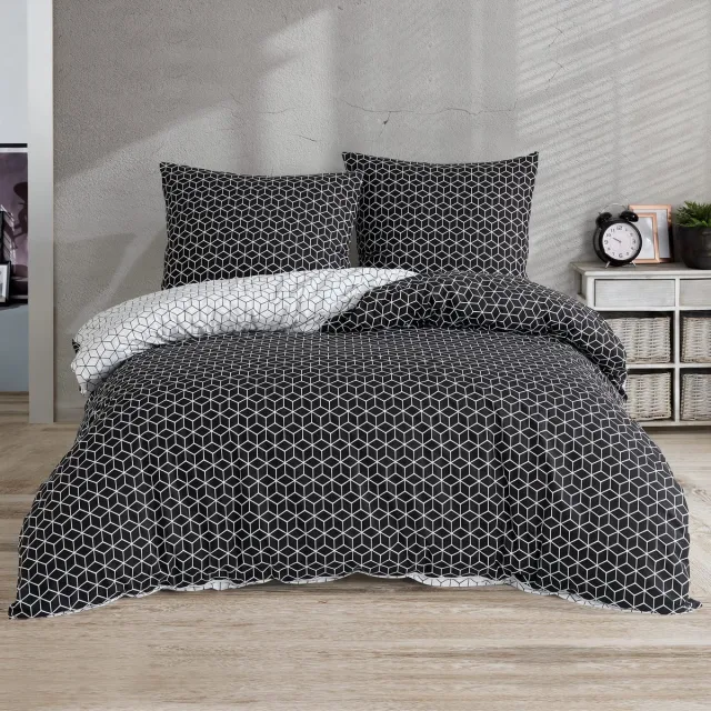 Unyqoos Beddengoed Set van 100% Katoen met Uniek Design voor Luxe Slaapervaring kleur