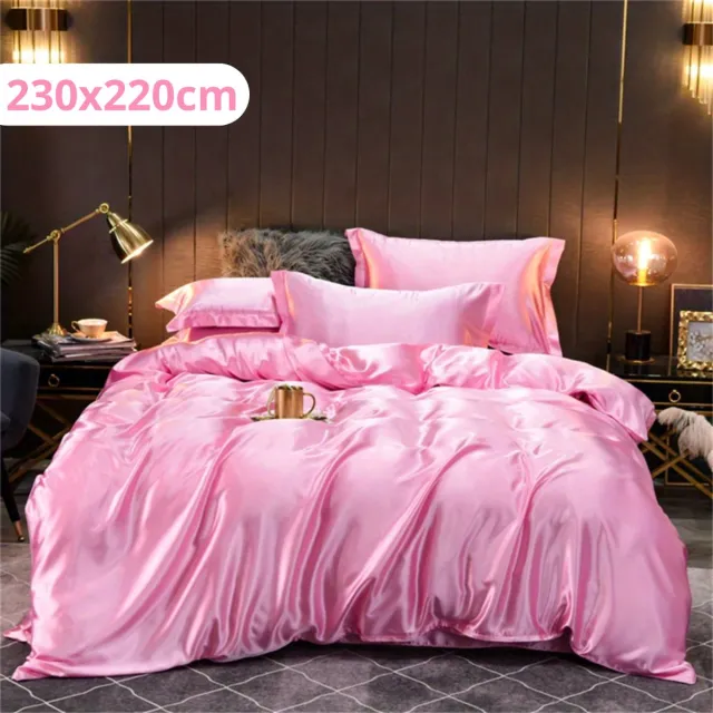 Bovista Beddengoed - Dekbedovertrek - Dekbed - Zacht - 230 x 220 - Inclusief 2x Kussensloop - Roze