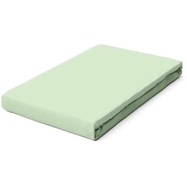 schlafgut Jersey Pure topper hoeslaken - Tweepersoons - Green Light