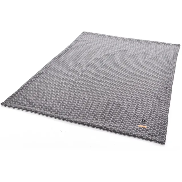 Human Comfort Bamboo Fleece Plaid Biras Grijs