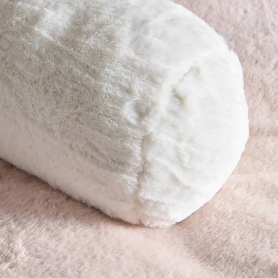 NOUS Living bolsterkussensloop fur 70x20 off white