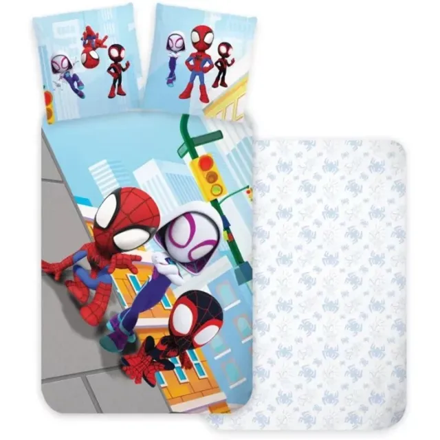 Spider-Man Spiderman Squad Dekbedovertrek Multicolor