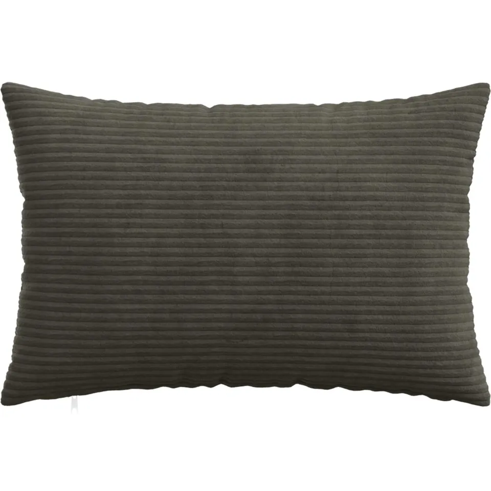 vidaXL Kussensloop 6 st HEERLEN Antracietkleurig 50 x 70 cm corduroy Anthraciet