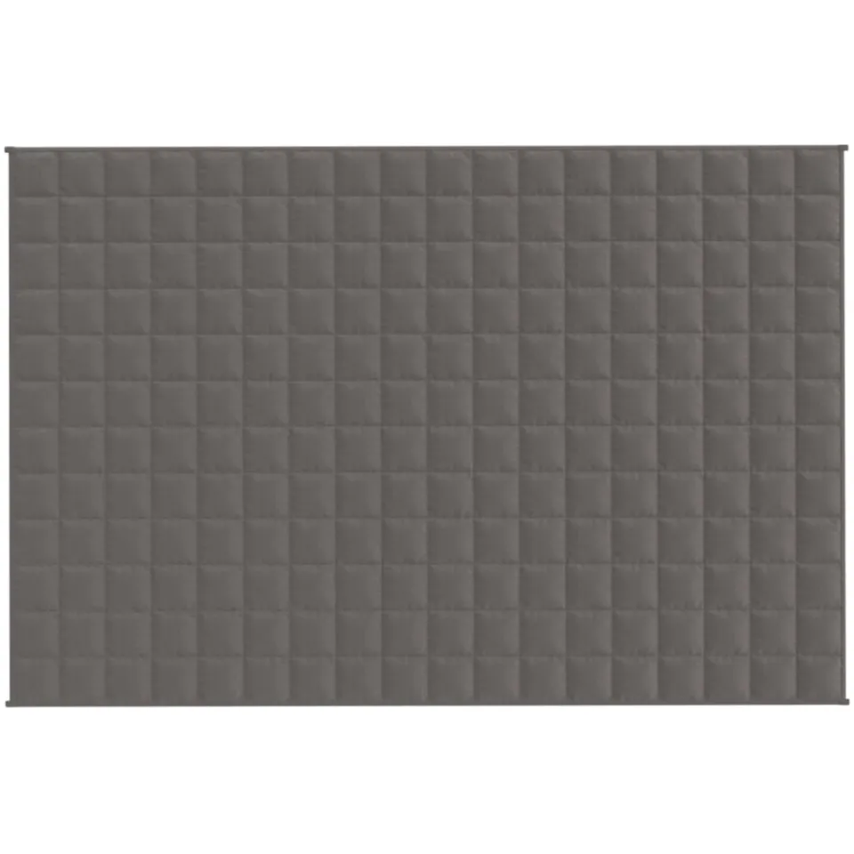 vidaXL Verzwaringsdeken 122x183 cm 5 kg stof grijs, foto 3