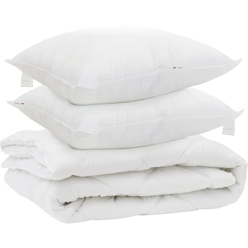 vidaXL All-season dekbed met kussen 3 st Wit Microvezel, foto 3