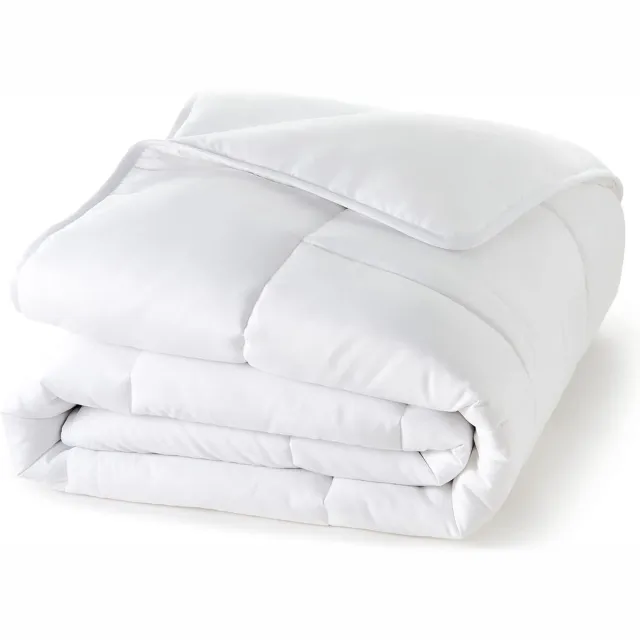 Hometex 4 seizoenen dekbed groot 200x220cm zachte microvezel slaapdeken wasbaar hele jaar door dekbed wit winterdekbed