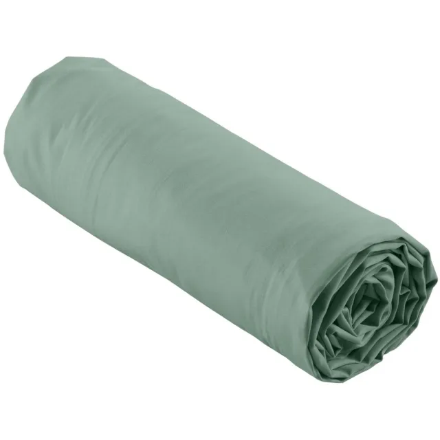 PROMO LINGE Drap Housse Percale - Bonnet 30 Cm_ [NL] Beige