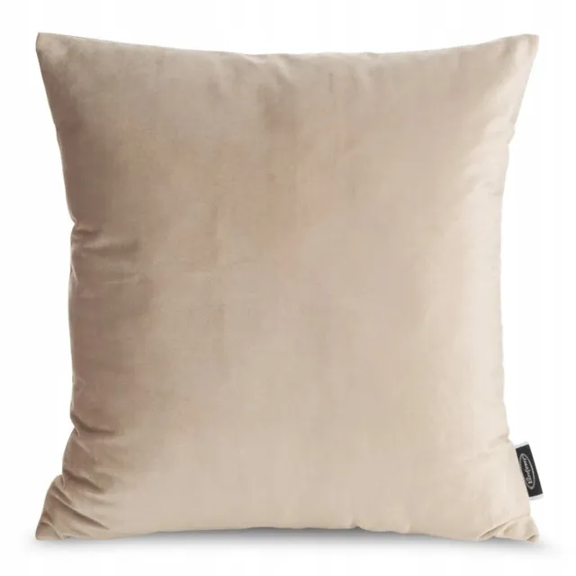 Eurofirany Madie2 Velours Kussenhoes 45x45cm - Donkerbeige
