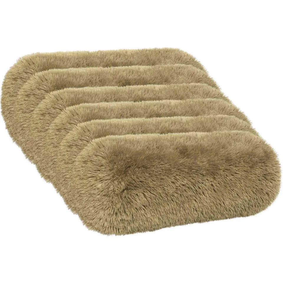 vidaXL Kussensloop 6 st HEERLEN Lichtgroen Dia. 15 x 40 cm PV Fleece groen, foto 3