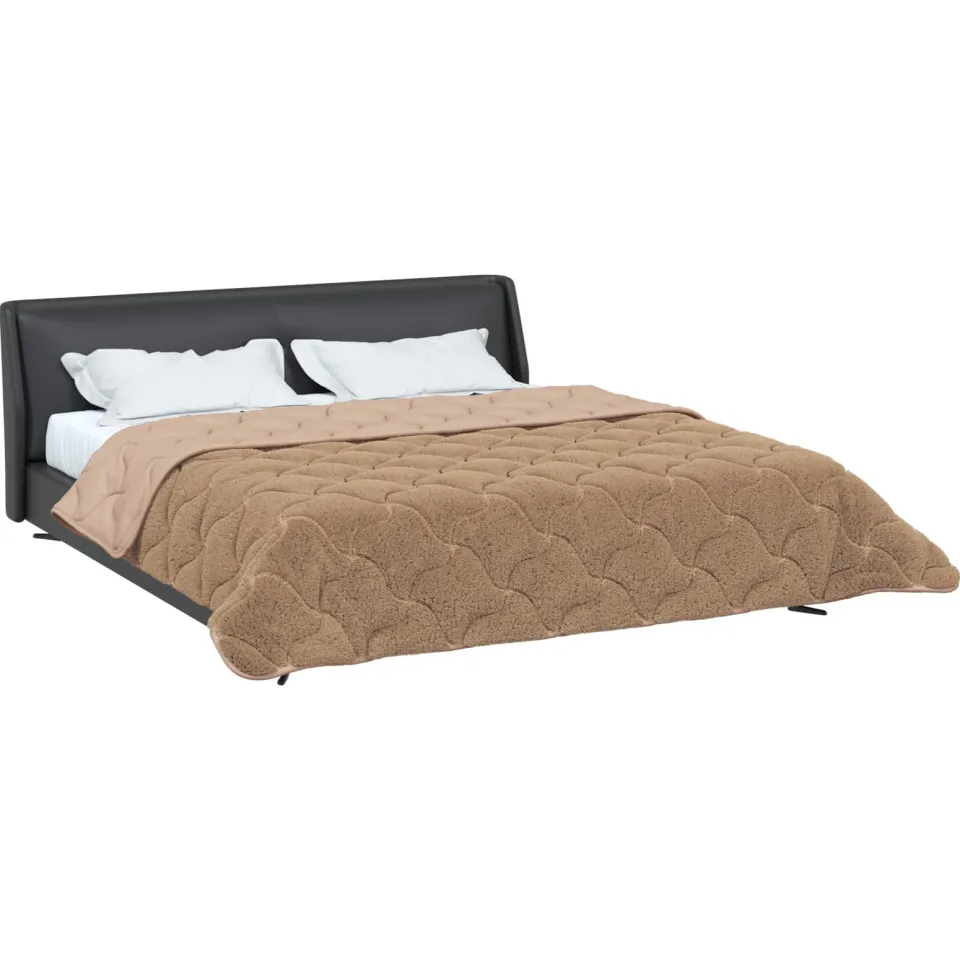 vidaXL Vol jaar dekbed 220 x 240 cm taupe, foto 2