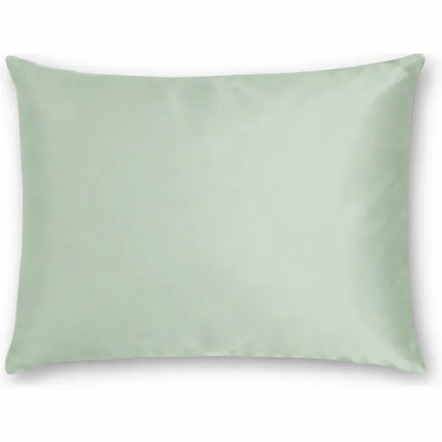 Silk Heaven Zijden kussensloop 50x70cm Soft Sage hotelsluiting - 22 Momme - 100% moerbeizijde - Silk Heaven - 50x70cm / Hotelsluiting Saliegroen