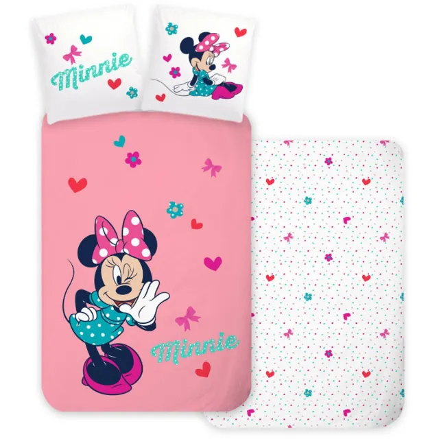 Minnie Mouse Peuterdekbedovertrek Fluister - 100 x 135 cm - Katoen multi