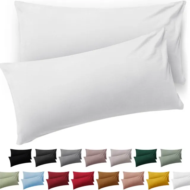Blumtal Kussensloop Microvezel Kussenhoes 50 x 70 cm - Wit - Set van 2