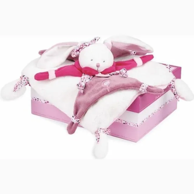 Doudou et Compagnie Baby Dekbed Doudou et Compagnie Cherry The Rabbit Roze