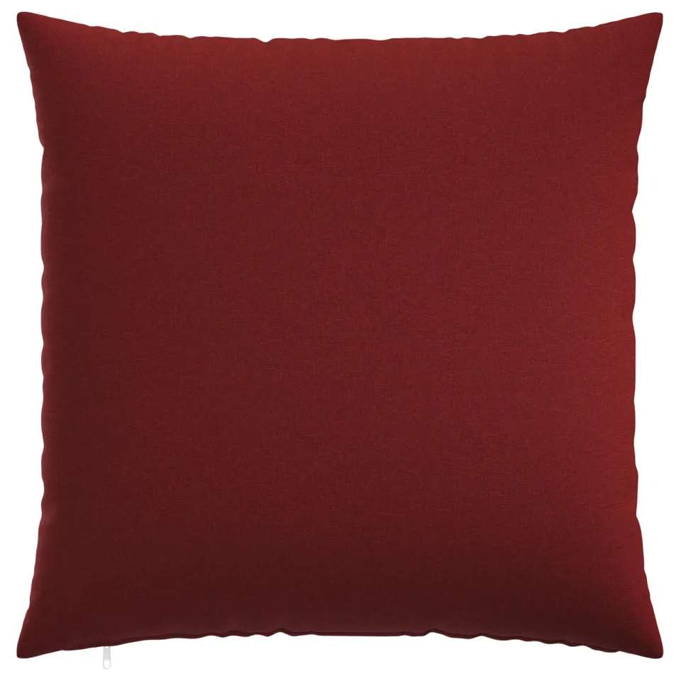 vidaXL Kussensloop 2 st HEERLEN Wijnrood 60 x 60 cm Stof