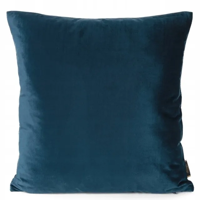 Eurofirany Decoratieve Kussenhoes Elora 60x60cm - Marine Blauw Velours