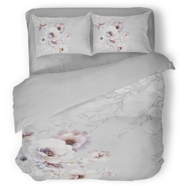 Eleganzzz Dekbedovertrek Eternal Blooms - Multi - Dekbedovertrek 200x200/220cm - Micropercal -Tweepersoons - Dekbedovertrekken - Bloemen Dekbedovertrek