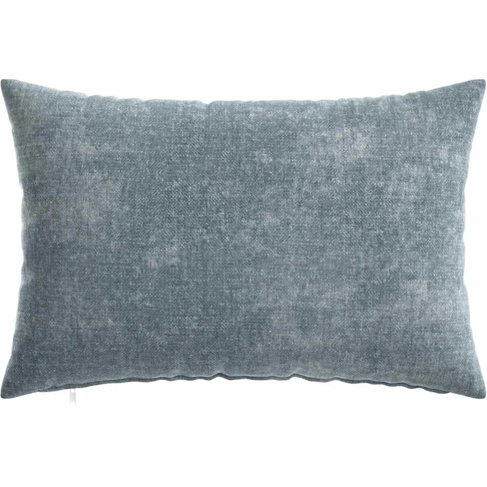 vidaXL Kussensloop 2 st HEERLEN Lichtblauw 50 x 75 cm Chenille Stof blauw, foto 3