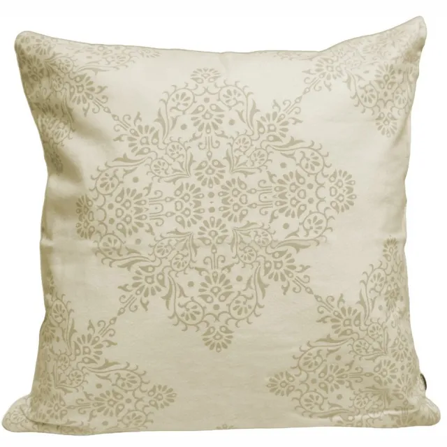 Matex Kussensloop - Flanel - 40x40 cm - Rits Beige