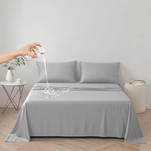 DUJUIKE Waterdichte Herbruikbare Matrasbeschermer - voor Bed - Grijs - 160 x 230 cm Rang