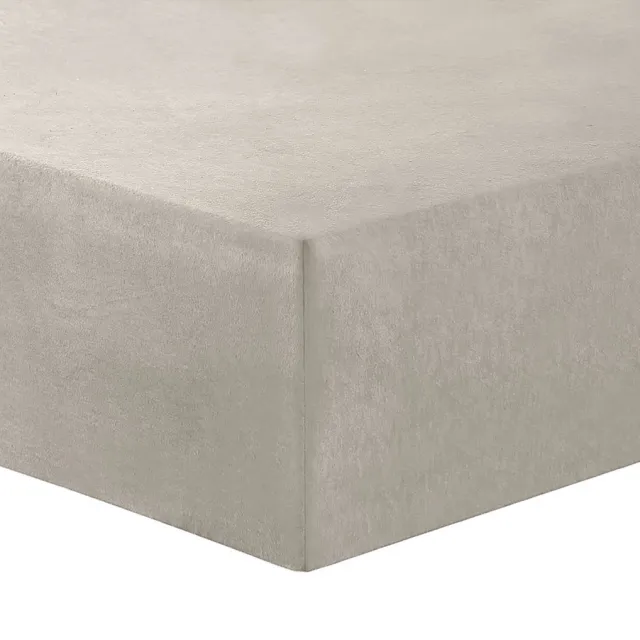 VISION home Vision - Hoeslaken - FLANEL - Zacht en warm - Beige - 200 x 200cm met ruime hoek van 30cm - Geschikt voor boxspring matras - 100% katoen Flanel - Oekotex gecertificeerd