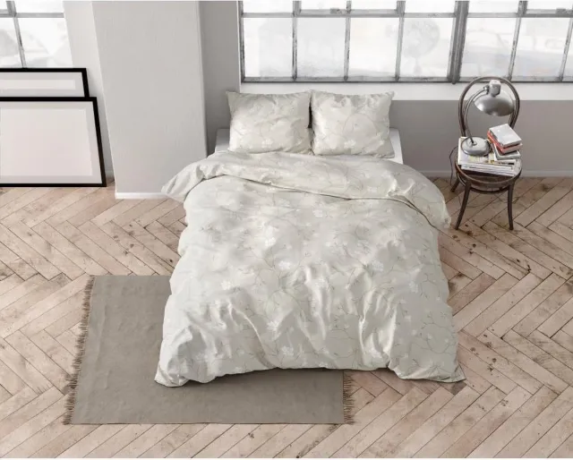 Welterusten Flanel Cait - Dekbedovertrekset - Lits-Jumeaux - 240x200/220 + 2 kussenslopen 60x70 zand