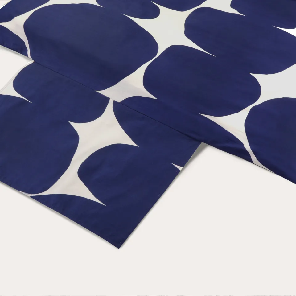 NOUS Kids katoenen dekbedovertrek kinder blauw (120x150 cm), foto 3