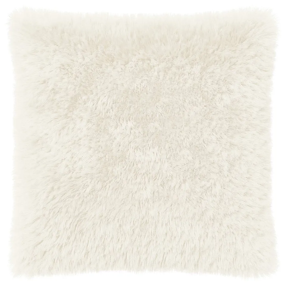 vidaXL Kussensloop 6 st HEERLEN Wit 55 x 55 cm PV Fleece
