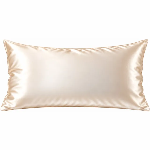 Puruvera Zijden Kussensloop 40x80 cm - 25 Momme - 100% Moerbeizijde - OEKO-TEX - Champagne
