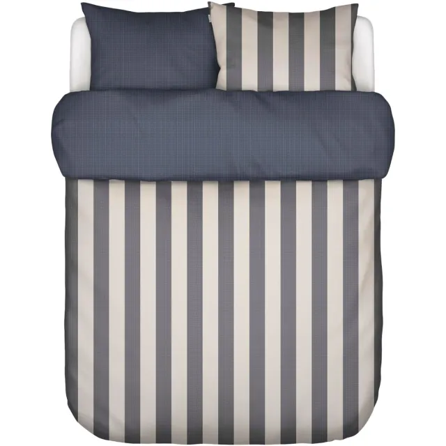 Marc O'Polo Dekbedovertrek Malve Donkerblauw - 240x200/220 cm - 50% lyocell, 30% gerecycled katoen Dark Navy