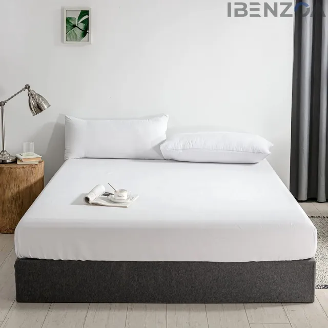 Ibenzoa Hoeslaken - Wit - Polyester