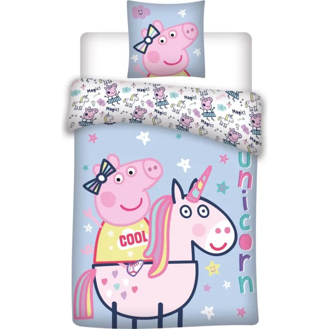 Peppa Pig dekbedovertrek 135 x 200 Multi Colour