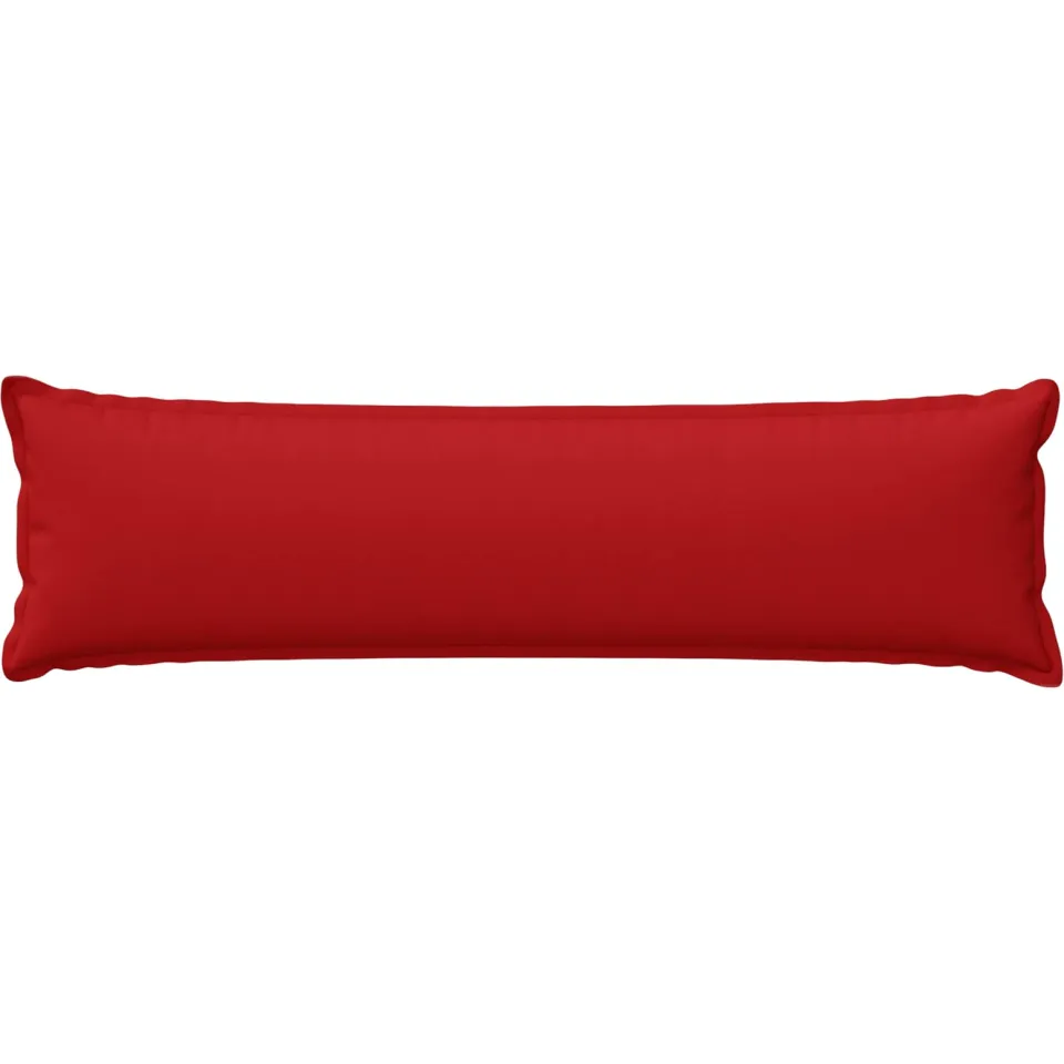 vidaXL Kussensloop HOUTEN Rood 40 x 145 cm Faux Linnen