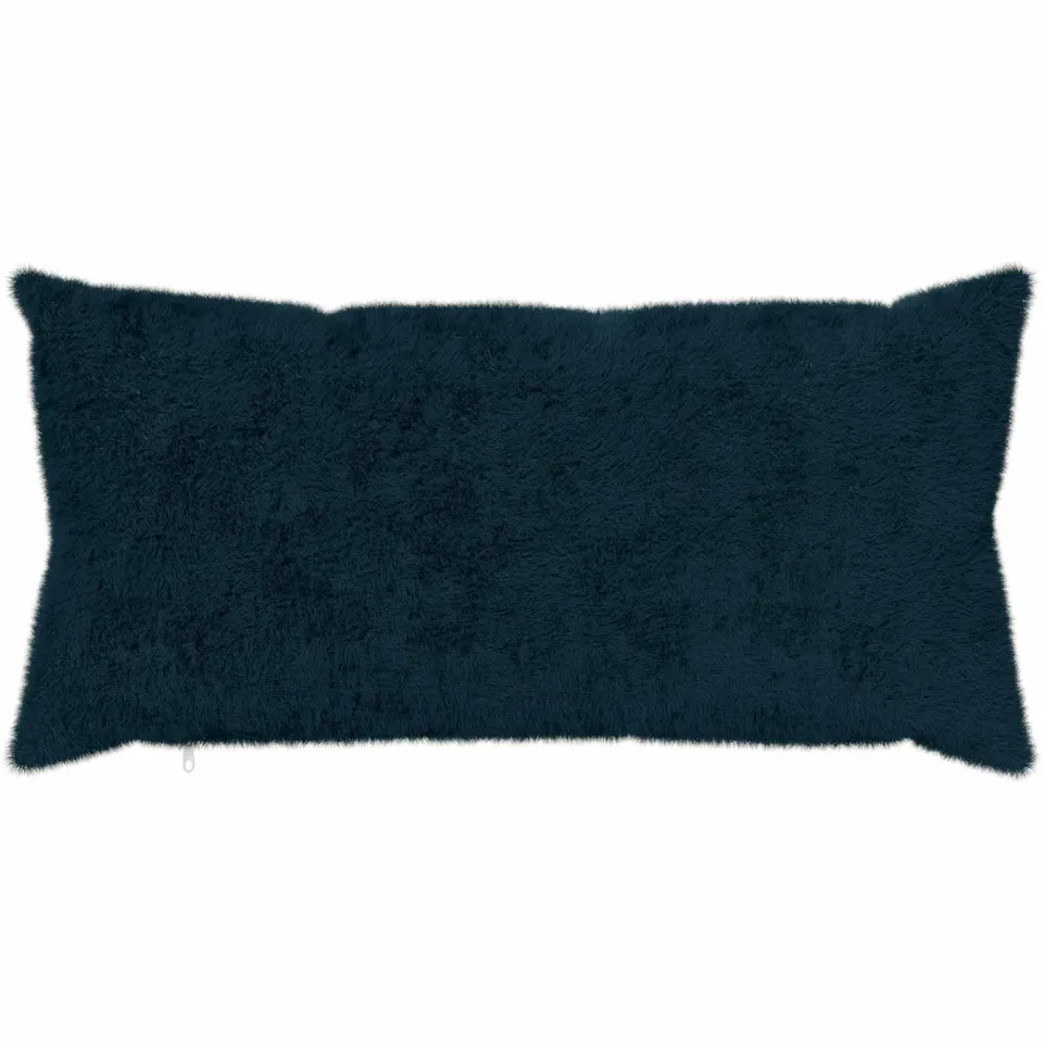 vidaXL Kussensloop 2 st HEERLEN Marineblauw 40 x 80 cm