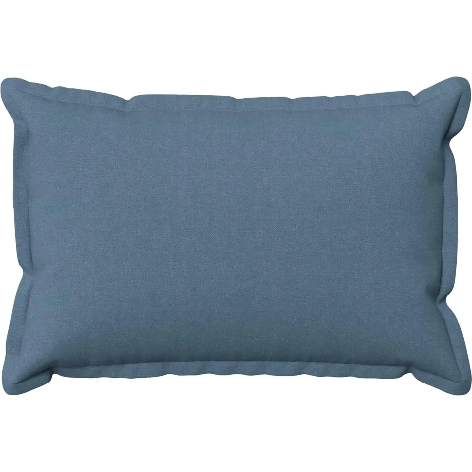 vidaXL Kussensloop 6 st HOUTEN Jeans Blauw 50 x 80 cm Faux Linnen