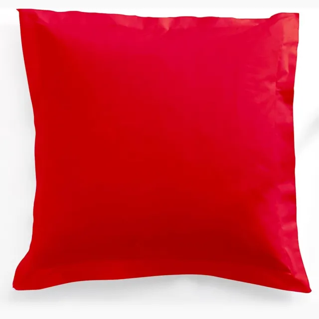 Famanu Vierkante katoenen kussensloop - 75 x 75 cm - zacht en ademend - kleur love - geschikt voor sierkussens op bed of bank Ik hou van Apple
