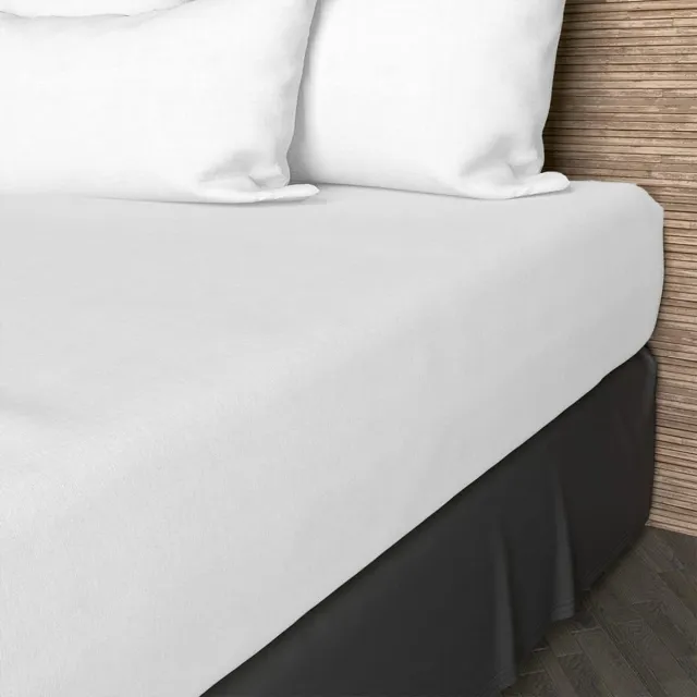 Unyqoos Extra Zacht Katoenen Hoeslaken in Wit voor Matras 160 x 200 cm met Diepe Hoek