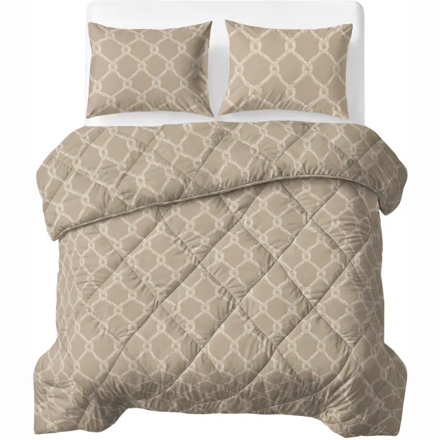 Sleeptime Lazy Lazy Dekbed Zonder Overtrek - Venzo 200x200cm Venzo Zand