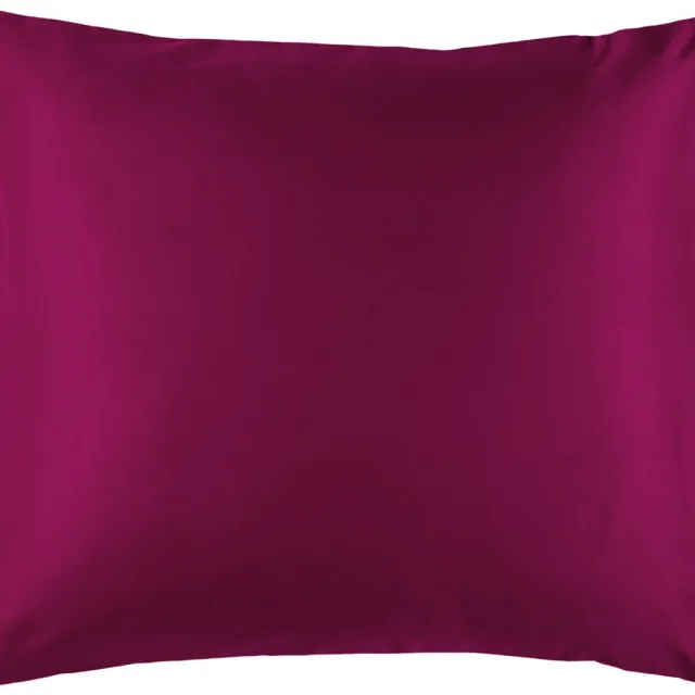 De Witte Lietaer Kussensloop Olivia Beet Red - 60 x 70 cm - Rood - Katoen Satijn