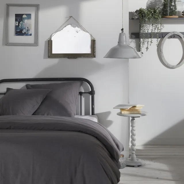 Today Dekbedovertrek set TODAY Donker grijs Bed van 200 240 x 260 cm