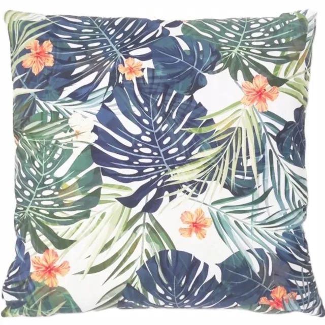 Granda Dubbelzijdige Kussenhoes 45x45 cm Velours Kleurrijke Jungle Veelkleurig