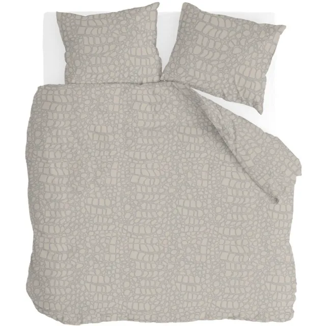 BYRKLUND Dekbedovertrek Kiki - 240x220 - 80% Polyester / 20% Katoen - Beige