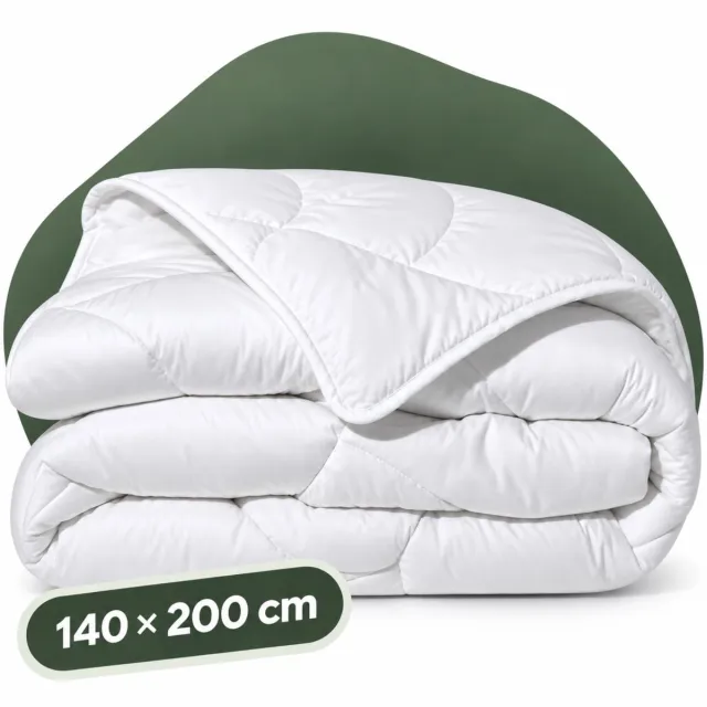 Sleeps All Year Dekbed Enkel 140x200 cm - Anti Allergie Dekbed - Super Zacht en Soepel - Eenpersoons Dekbed Wit