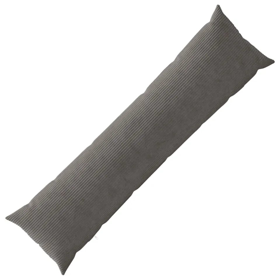 vidaXL Kussensloop HEERLEN Donkergrijs 40 x 145 cm corduroy, foto 3
