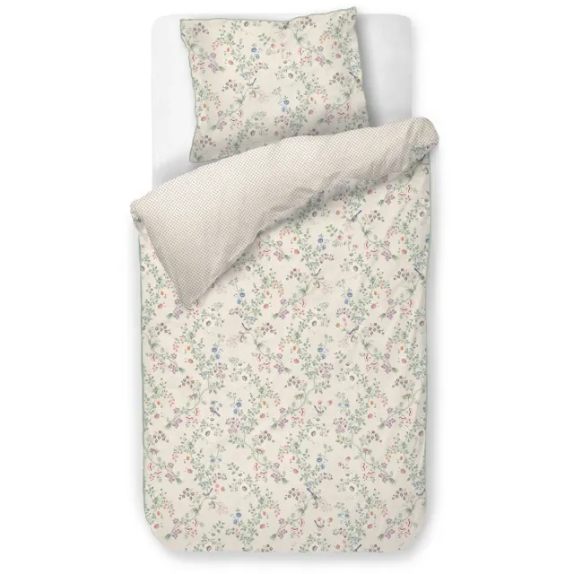 Pip Studio Lotus Lullaby kussensloop - Gebroken wit - 60 x 70 cm