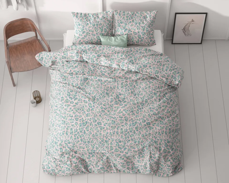 Sleeptime polyester dekbedovertrek 2-persoons (200x220 cm) blauw, foto 2