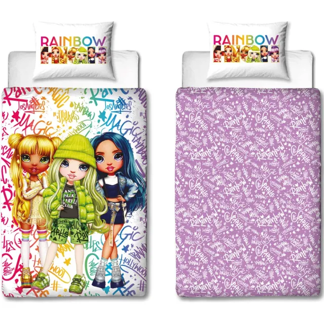 Rainbow High Dekbedovertrek - Voor de kinderkamer - Meerkleurig
